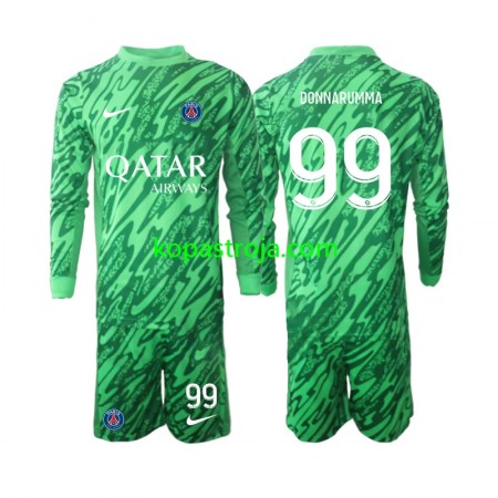 Billiga Fotbollströjor Paris Saint-Germain Gianluigi Donnarumma 99 Målvakt Barn Borta tröja 2024/25 Långärmad